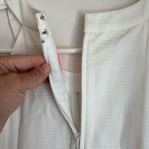 Lilly Pulitzer Women Jena White beaded coral shift dress with Embroidery 6 NWT! - Picture 11 of 13